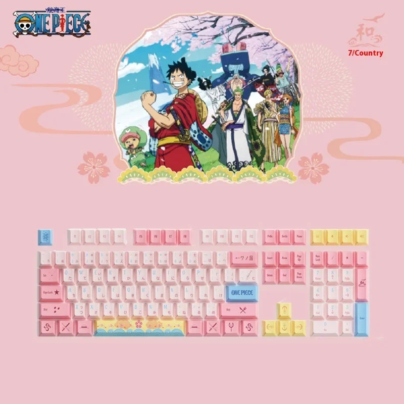 Imagem -02 - Akko-custom Universal Keycaps One Preço Wano Country Altura Original Sublimação Eixo Satélite Pbt