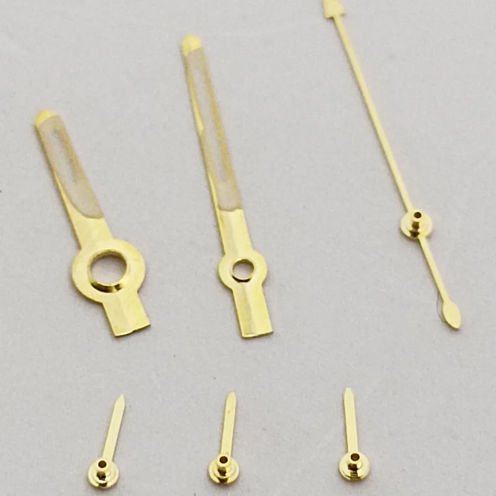 Acessórios de ponteiro e ponteiro de relógio de ouro rosa prateado e dourado são adequados para peças de relógio de quartzo do movimento automático VK63