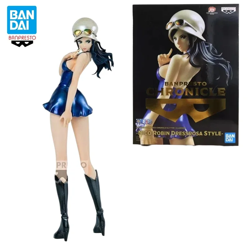 In Stock Genuine Original BANDAI Banpresto One Piece Glitter ＆ Glamours 25cm Nico Robin Anime Figure Model Toys Collection Gifts