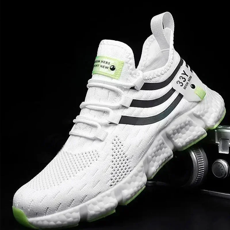 Leisure Men's Shoes Mesh Breathable Running Shoes Couple Tenis Masculinity Spring and Autumn Lightweight Walking Sports Shoes