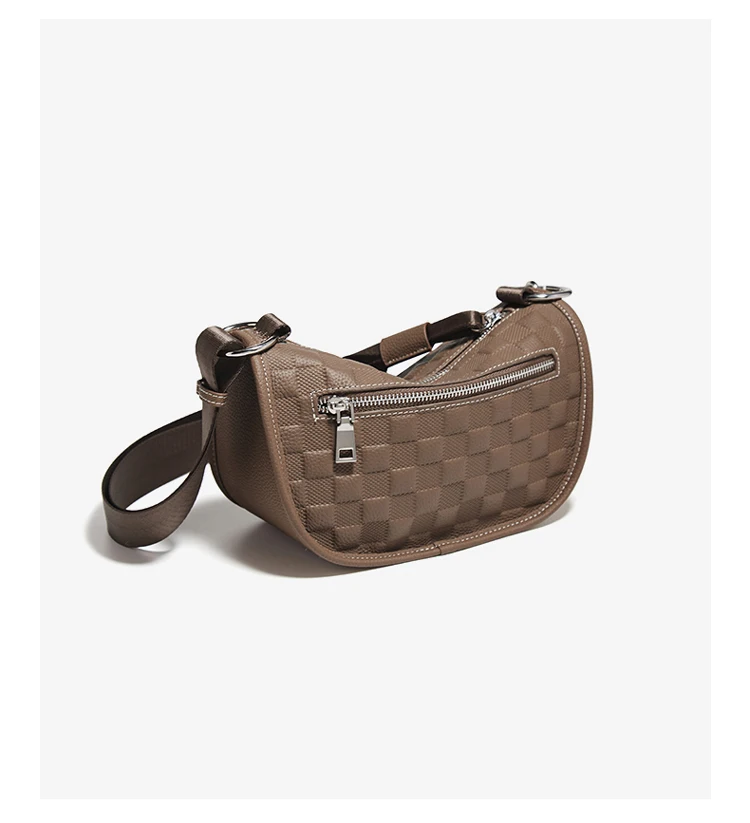 FOXER Damen Leder Sling Umhängetasche Mädchen Kleine Umhängetasche Handtasche – Detail 13