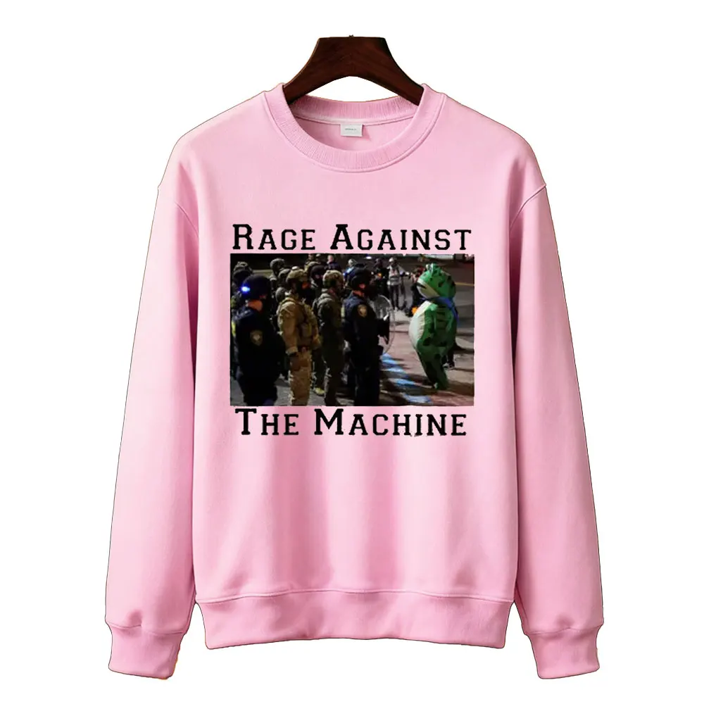 Portland Frog Resist Protest Sweatshirt Anti ICE Establishment Resistance Pattern Autumn and Winter Long Sleeve Sportswear