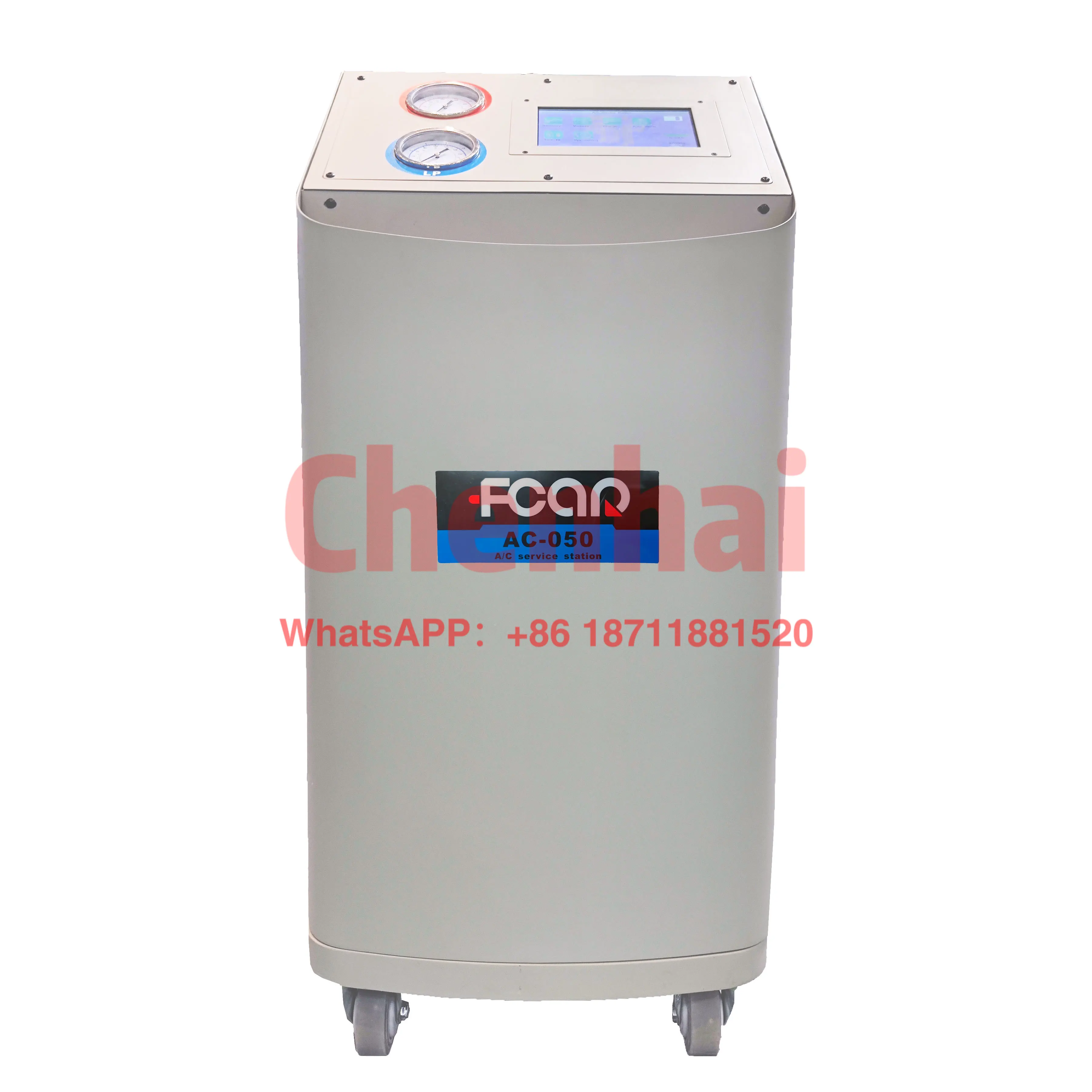 Fcar AC-050 Automatic A/C Refrigerant Machine Fill R134a Gas Support Multi-language Workshop Tools A/C Service Station Low Price