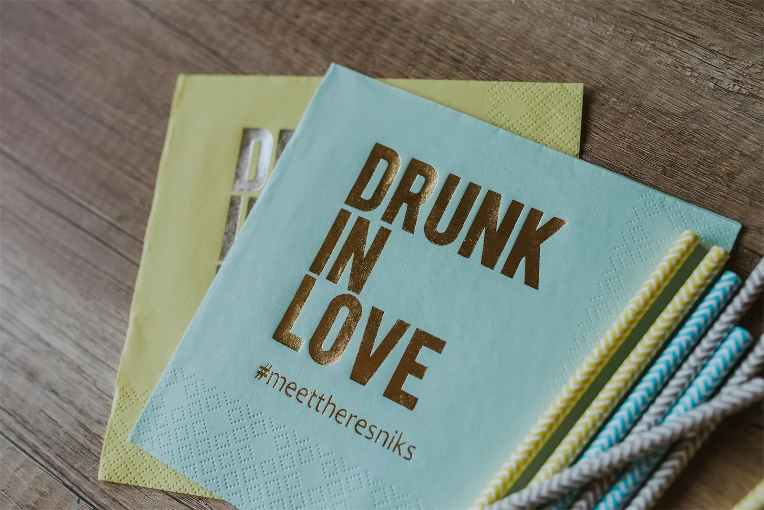 50 Personalized Napkins, Drunk in love, Personalized Napkins, Custom Napkins, Wedding Napkins, Monogramed Napkins, cocktail napk