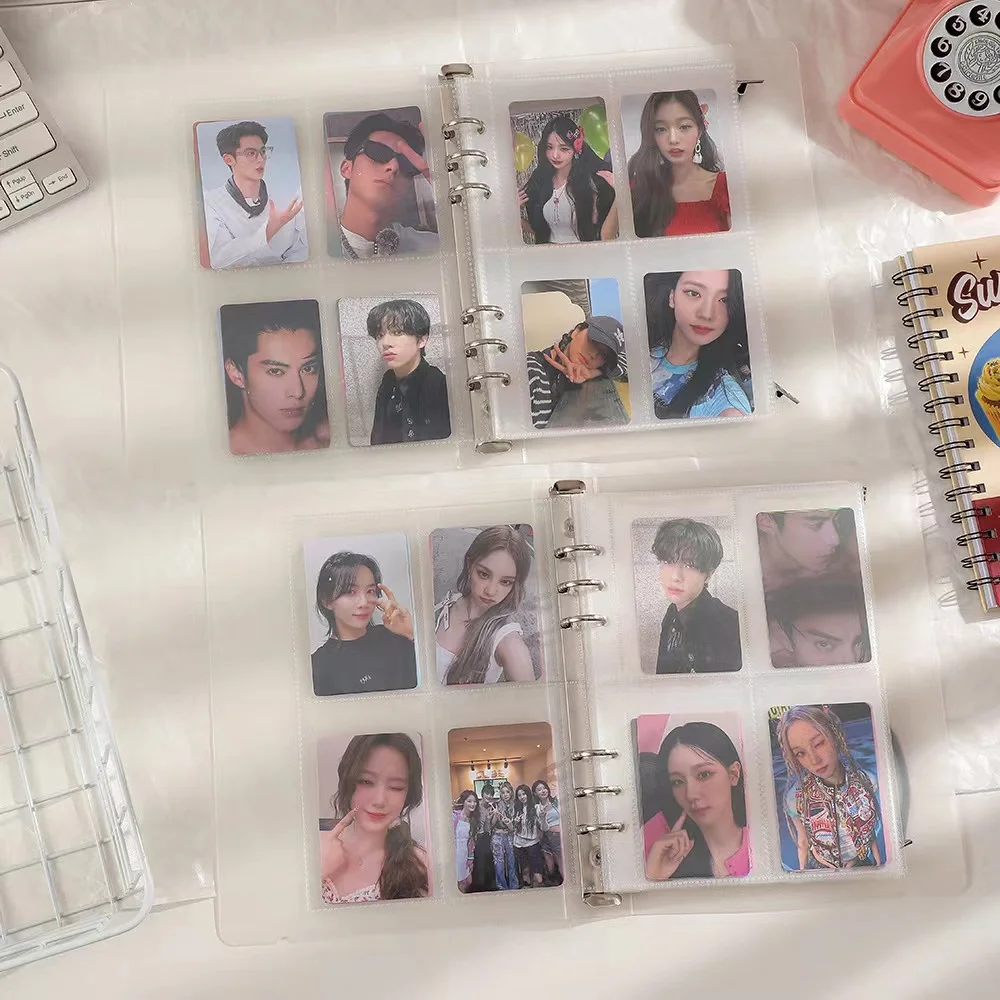 A5 Loose Leaf bandage Idol Kpop Photo album Notebook Collect Book Organizer Journal Binder Korean Photocards School Stationery