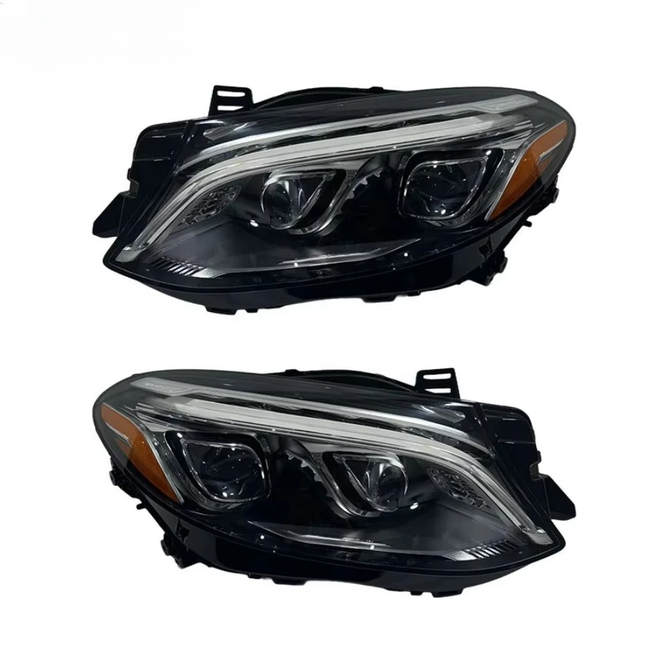 For Gle 53 W166 Headlight 2015-2019 Headlamp GLE320 350d 250d 400 450 300d GLE63 43 USA Geometric Light