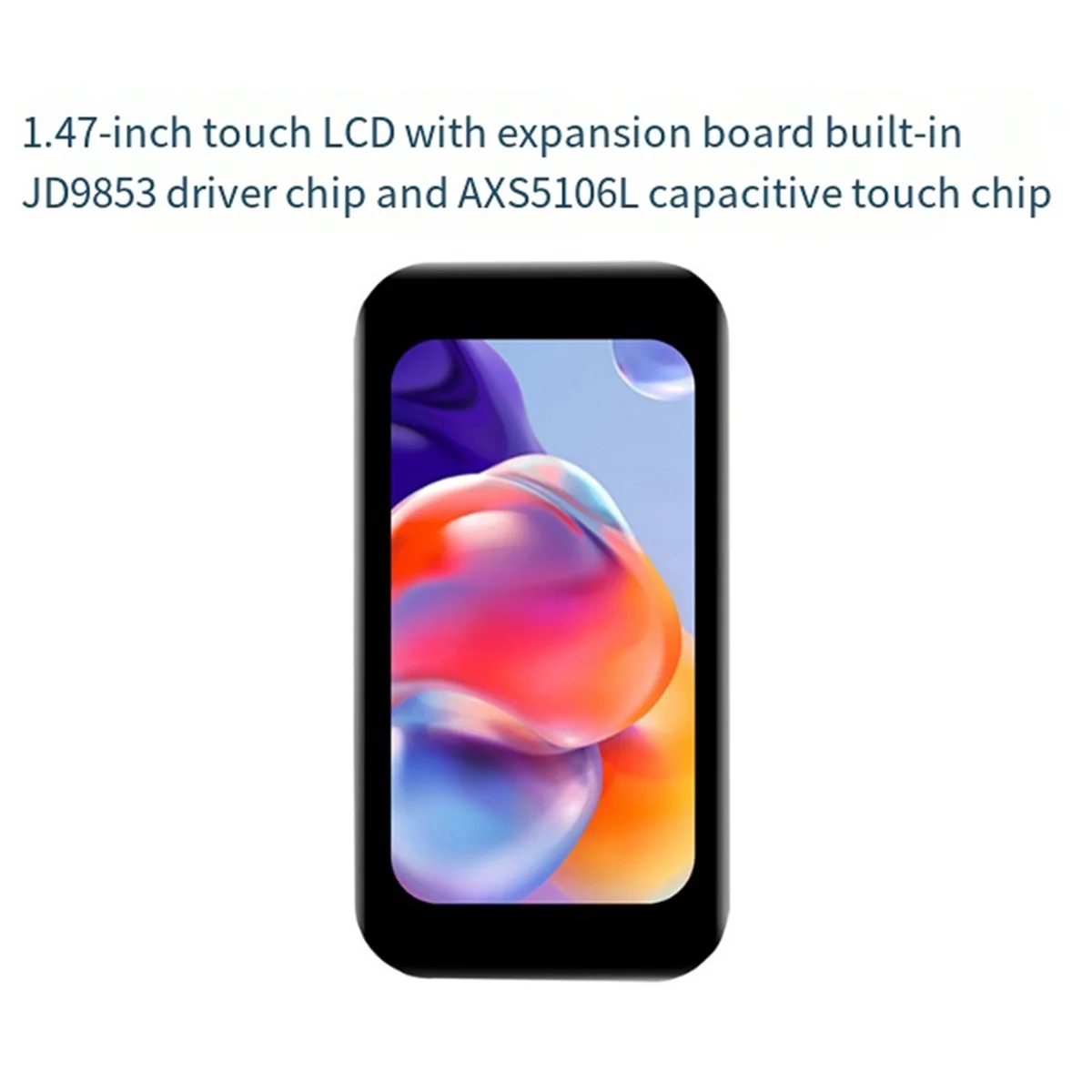 Yours Waveshare 1.47 بوصة وحدة عرض إل سي دي 172x320 IPS شاشة JD9835 سائق SPI واجهة ل RPi ESP32 PICO 262K
