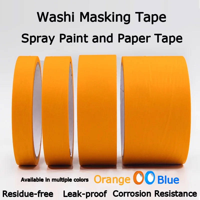 

Wholesale Washi Masking Tape, Color-Segmented Paper, Wall-Friendly, Residue-Free, Paint Masking for Renovation and Decorative Se