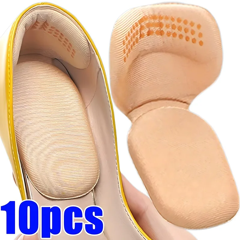 2 in 1 Soft Heel Stickers Antiwear Feet Inserts Pain Relief Protector Half Insoles Sports Back Sticker Inserts Shoe Pads Cushion