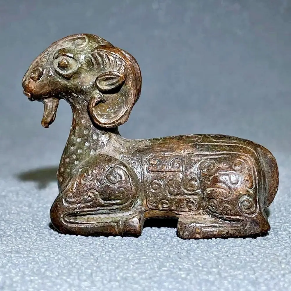 Retro Goat Sheep paperweight Ornament Decoration Tea Pet Figurines Desk Decor Accessories