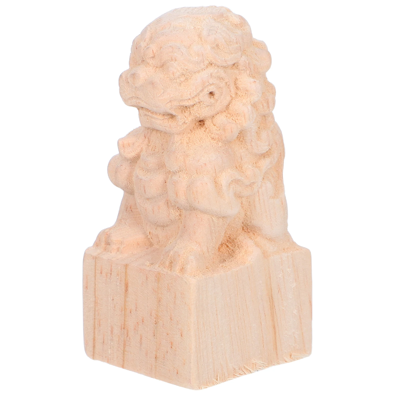 

Solid Wood Lion Head Pillar Decorative Toppers Post Caps Roman Column Delicate Finials Carved