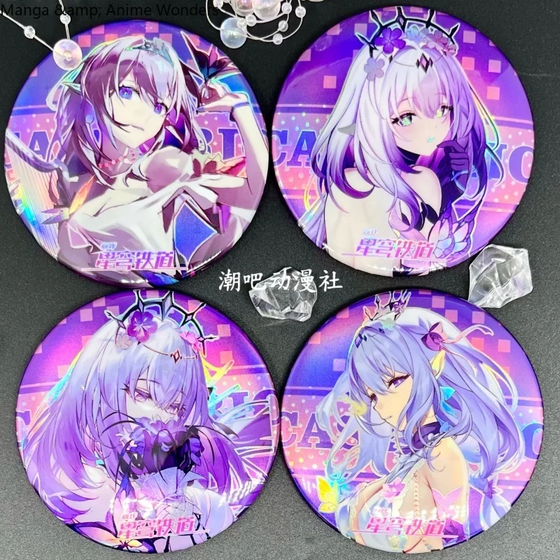 

Game Anime Honkai: Star Rail Castorice Pendant Brooch Badge Collection Kawaii Backpack Pendant Halloween Gift