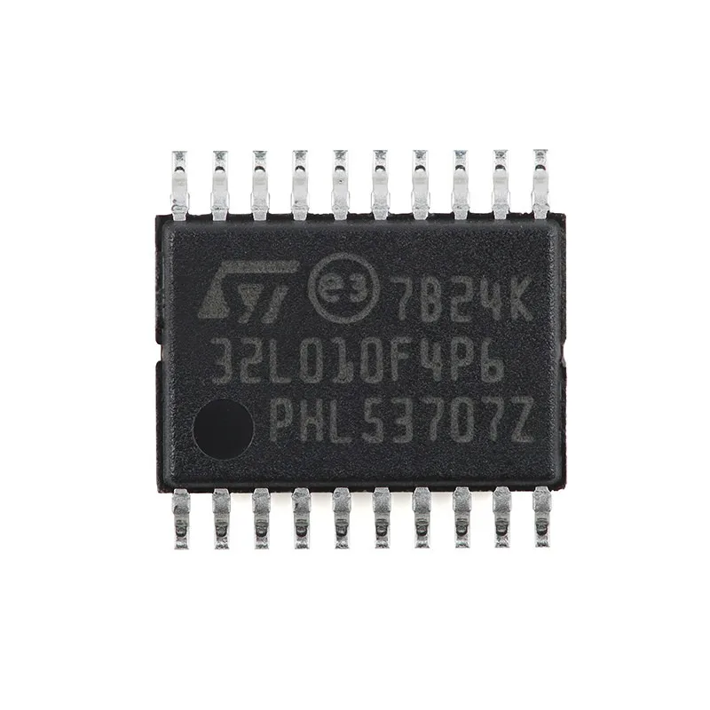 Original STM32L010F4P6 TSSOP‑20 ARM Cortex‑M0+ 32‑Bit Microcontroller MCU