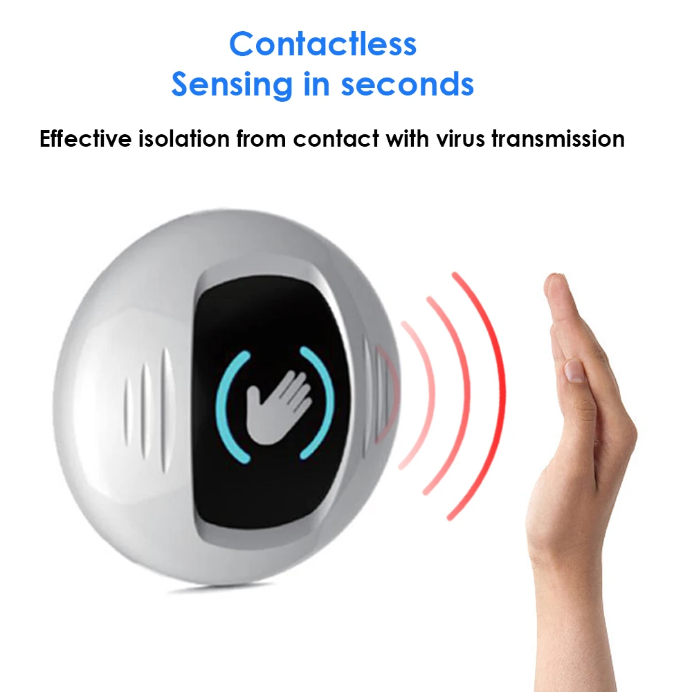

Circular Infrared Switch Access Control Exit Button Release Switch No Touch Infrared Exit Button with LED Indication Light