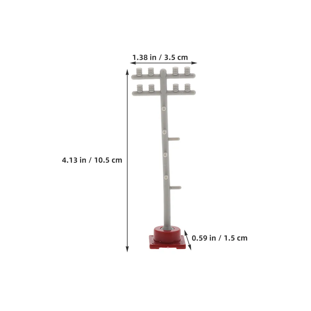 2 Sets Traffic Sign Model Kits for Sand Tables – Railroad Crossing Signal Lights & Accessories