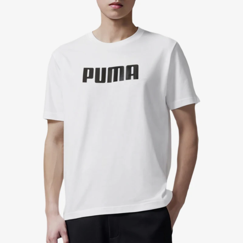 

Puma Genuine 2025 Spring Men's Knitted Loose Casual Short-Sleeve 690237-02