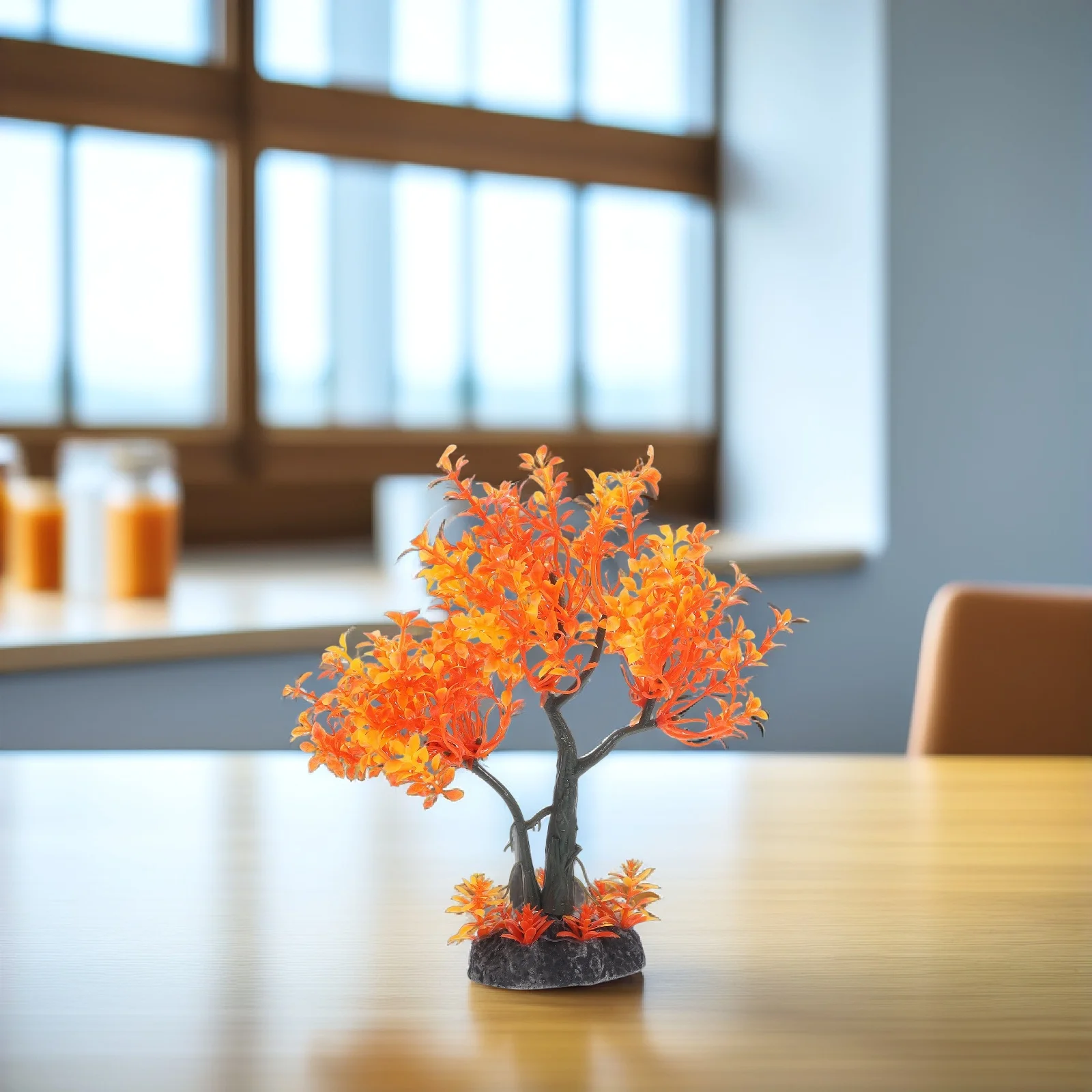 

Premium Fish Tank Decor Artificial Tree Landscape nament Durable Safe Material Vivid Environment For Fish To Swim Hide Long