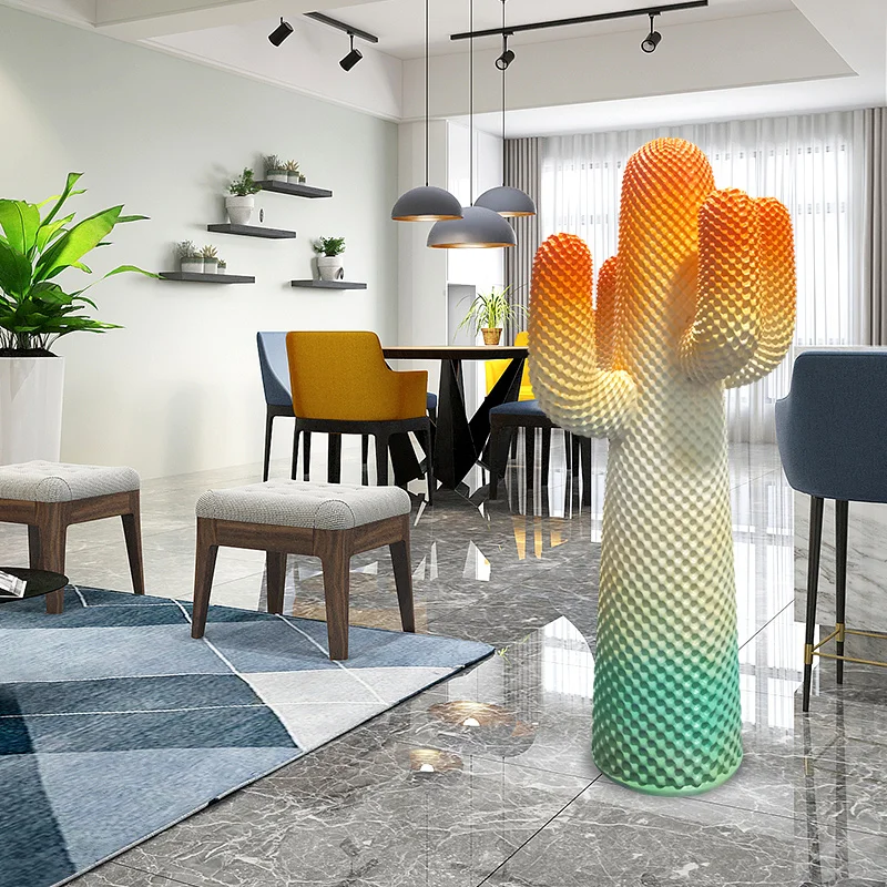 Cactus hanger vloerornament