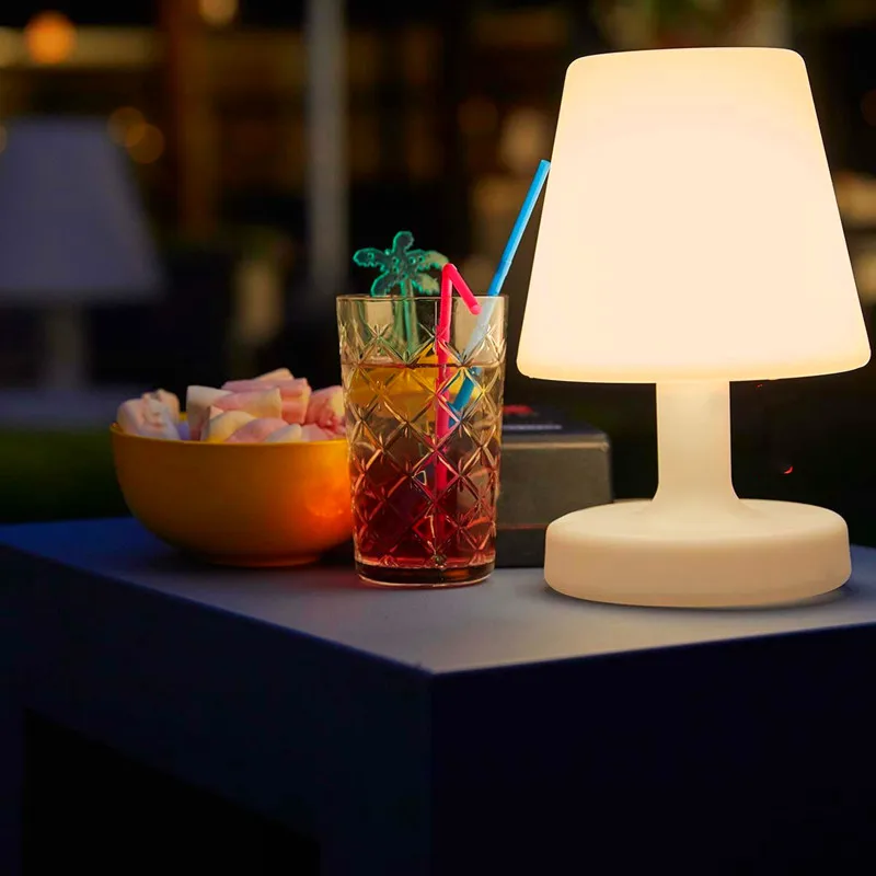 Outdoor LED Table Lamp USB Charge Light with Remote Control Dimmable Lightings for Bedroom Kids Room Camping Lights Led Lanterns