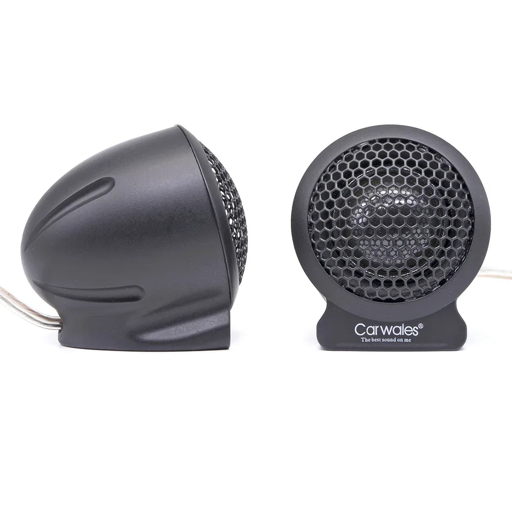 Carwales High Quality 1 Inch Dome Natural Silk Film Super Tweeter Stand 25mm Mini Tweeter Speaker for Car Audio Sound System