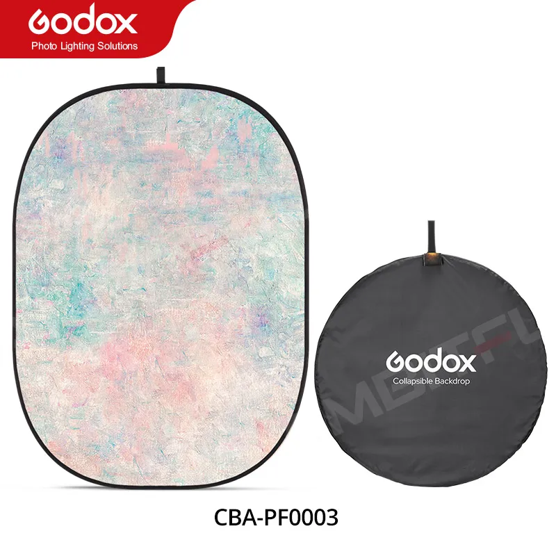 Godox Opvouwbare Achtergrond 1,5m X 2m Zacht Draagbaar Opvouwbaar Paneel Voor Retro Baby Professionele Portret Mode Beauty Fotografie
