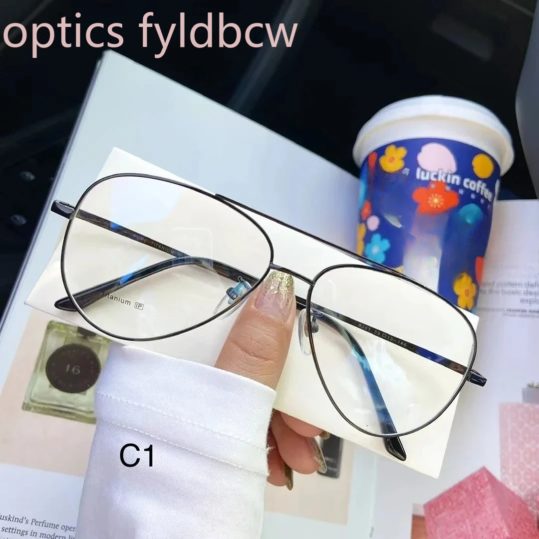

59-15-146 Pure Titanium Glasses Sunglasses Men Women High Quality Glasses Optical Prescription Customization Myopia Hyperopia