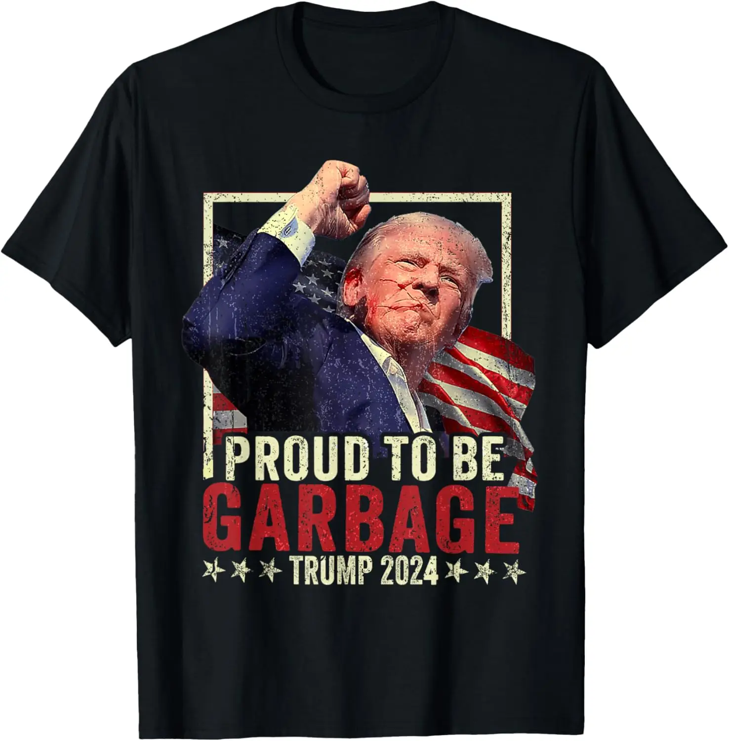 

Trump 2024 Election Proud To Be Garbage Vote Trump President T-Shirt