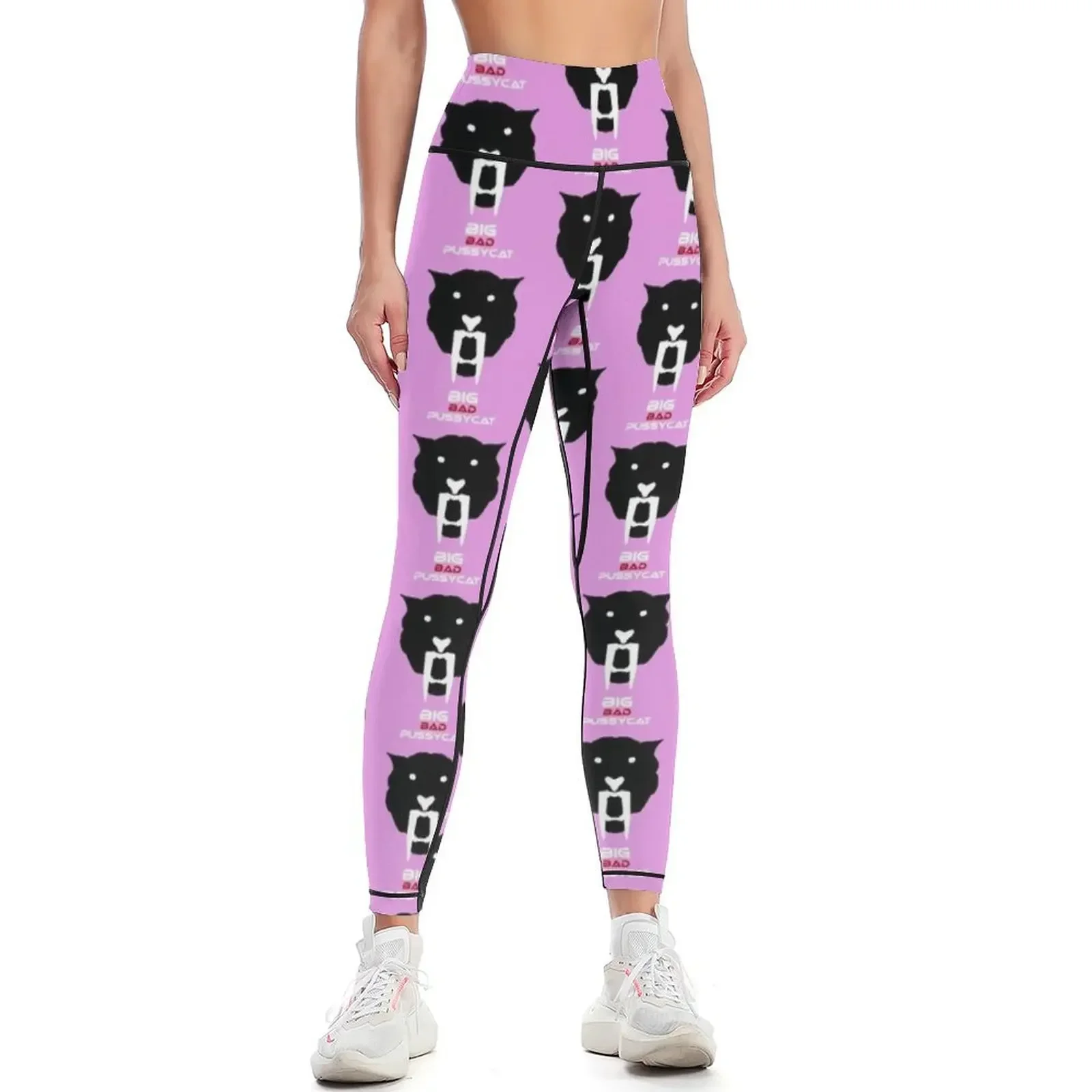 Sabertooth - Big Bad Pussy Cat Leggings for physical Women's trousers legging gym gym's sportswear Womens Leggings