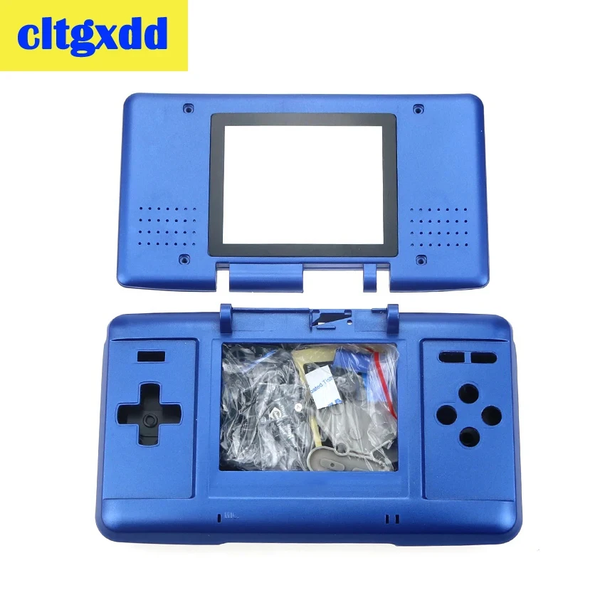 Cltgxdd NDS 콘솔 게임기용 전체 교체 하우징 케이스 커버 쉘 키트, 쉘 액세서리, 1 톤 세트