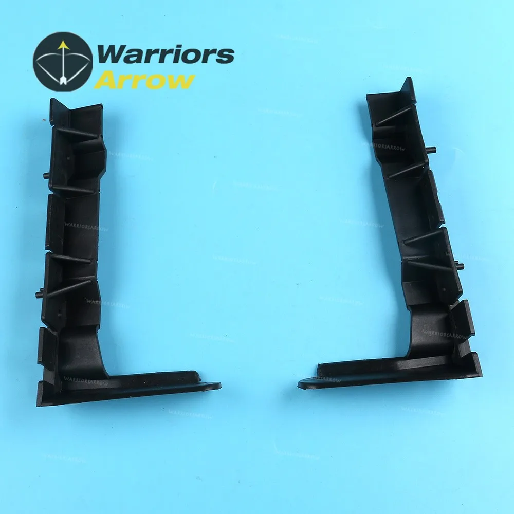 Pair Front Left Right Bumper Guide Bracket 4E0807283B 4E0807284B For Audi A8 Quarrto D3 2004 2005 2006 2007 2008 2009 2010 Sedan