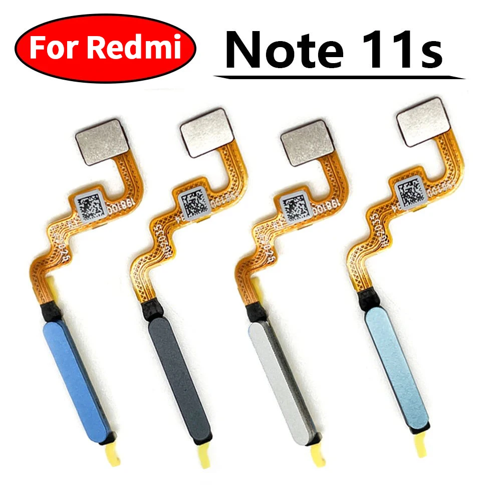 New Home Button FingerPrint Touch ID Sensor Flex Cable For Xiaomi Poco M4 Pro 4G 5G / Redmi Note 11 11s Pro Plus 4G 5G