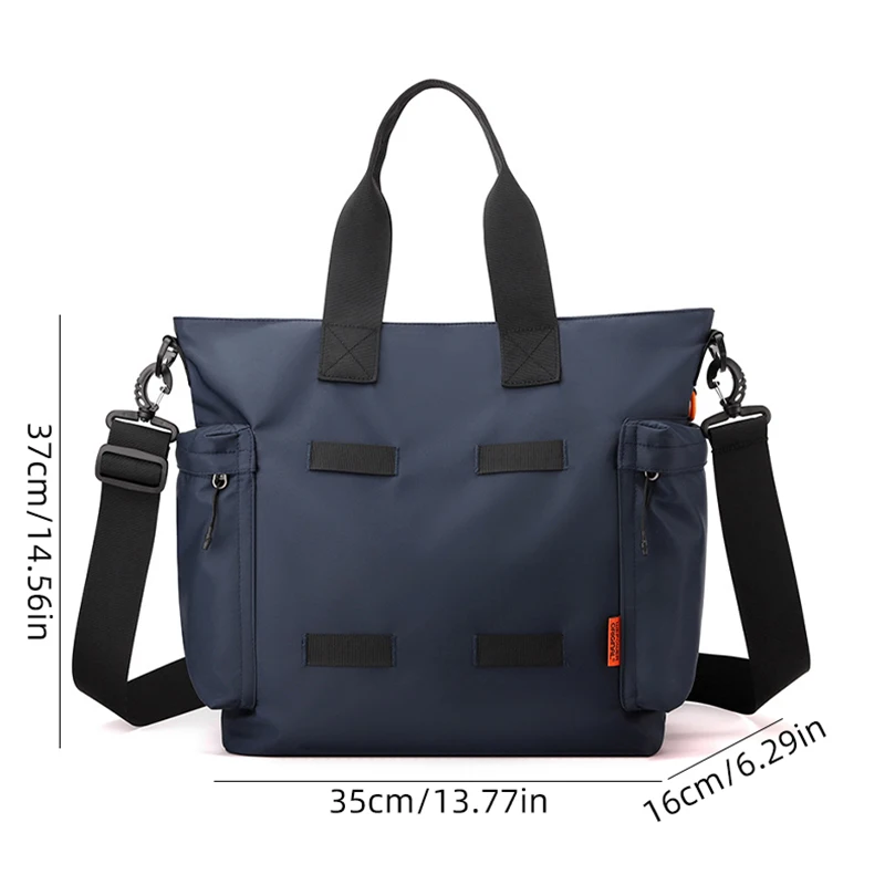 Leisure Sports Shoulder Crossbody Bag Large Capacity Portable Multifunctional Travel Computer Pack Messenger Communting Handbag
