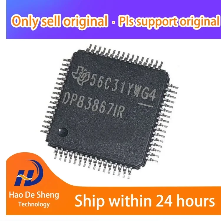 

1PCS DP83867IRPAPR DP83867 HTQFP64 New Original In Stock