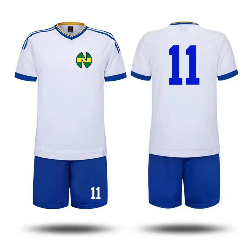 Captain Tsubasa Cosplay Jersey, Kids Men Soccer Jerseys, Custom Number and Name, Misaki Taro Tsubasa NO.11/NO.10