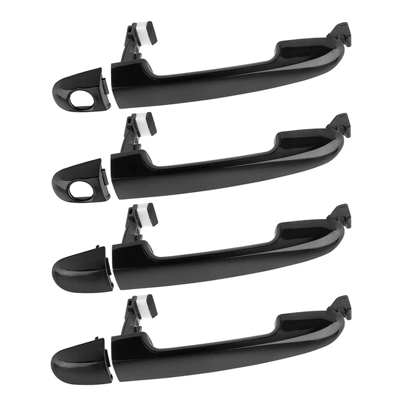 4Pcs/Set Outside Exterior Door Handle Pull Assembly For Hyundai Elantra 2006 -2012 82651-2H000 82652-2H000 82651-2H010 Parts