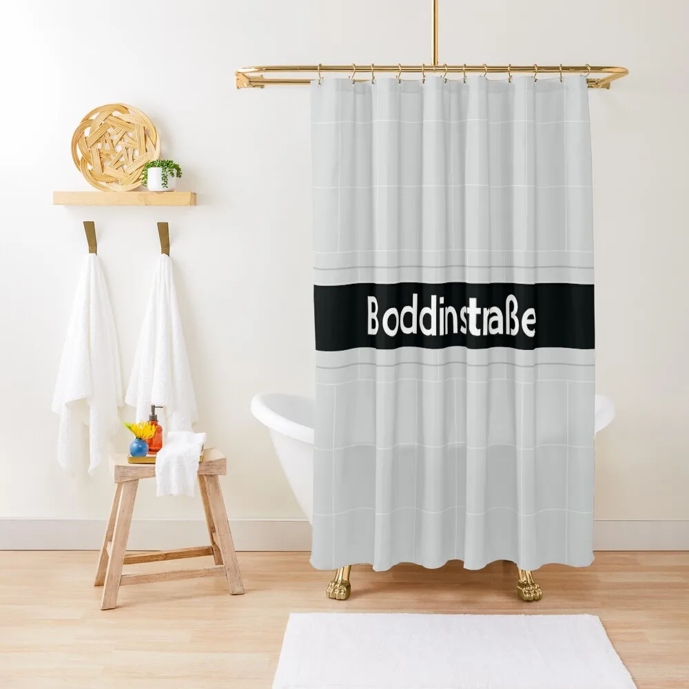 

Boddinstrae Station Tiles (Berlin) Shower Curtain Cute Shower Luxury Bathroom For Bathroom Modern Accessory Bathrooms Curtain