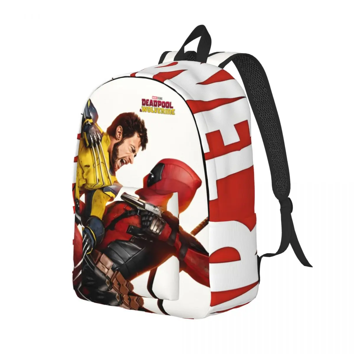 Deadpool & Wolverine Book Pack Disney Marvel Deadpool & Wolverine Film Ladies Cool Outdoor Back To School Gift Large  Bag