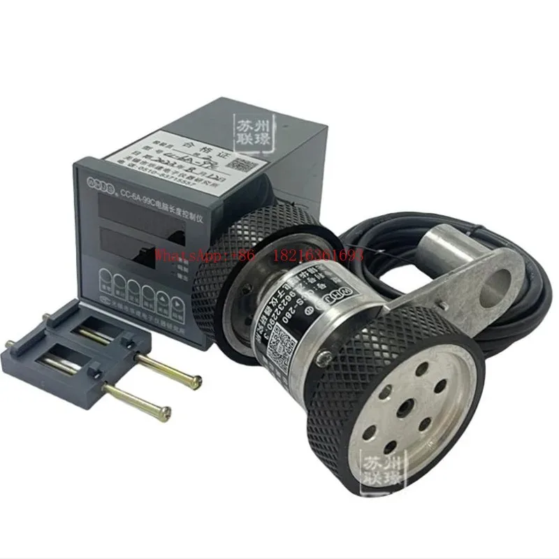 Limited Offer CC-6A-99C Intelligent Electronic Meter Code Table Meter Length Controller With CCS-280 Sensor Wheel