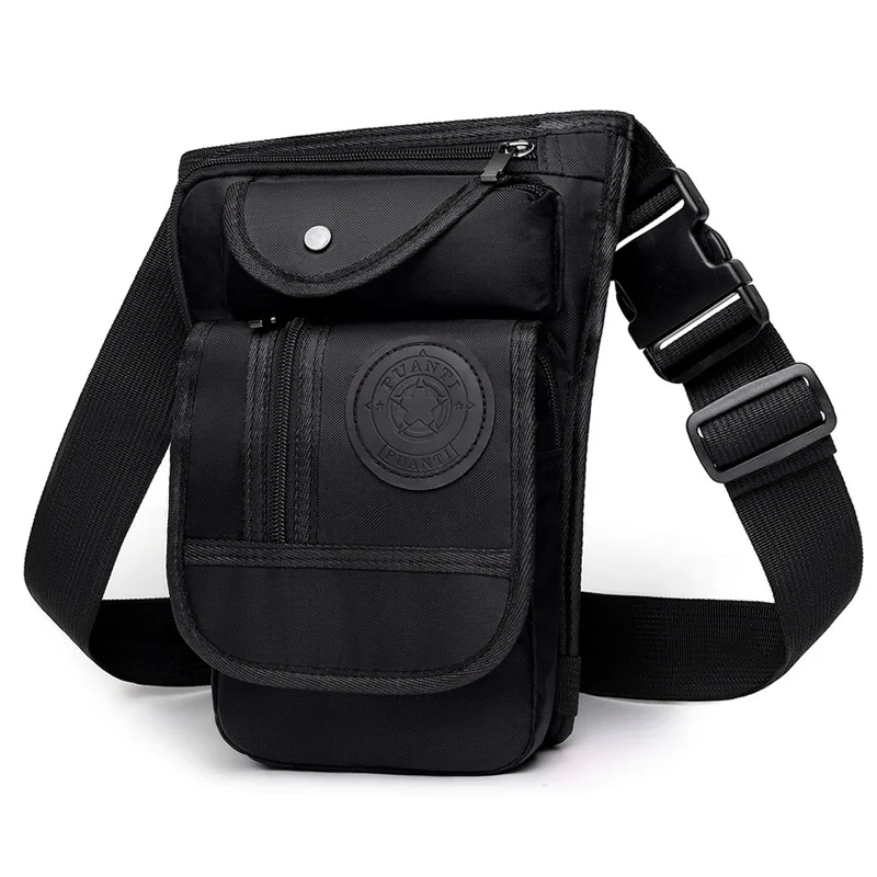 Moto ride Fanny Bag hommes et femmes cyclistes moto imperméable à l'eau en plein air Sport Running multifonction Sling bag