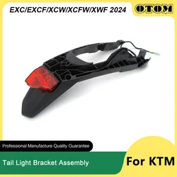 OTOM 2024 Motorcycle Tail Light Bracket Assembly Taillight License Plate Holder Turn Signal Lamp Support For KTM EXC EXCF XCFW