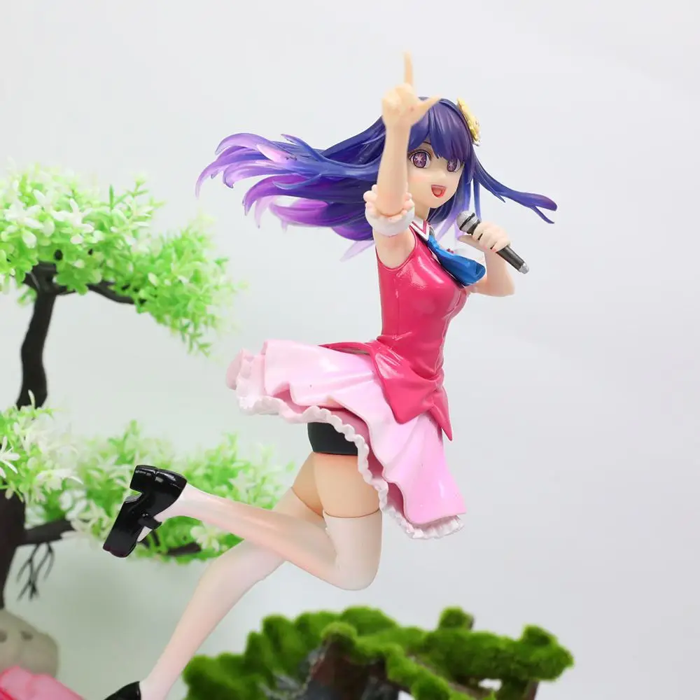 24CM New Model Beautiful Girl Xiao Ai Idol I Recommend Child Hoshino Ai Figure Anime Model Ornament Boys and Girls Holiday Gift
