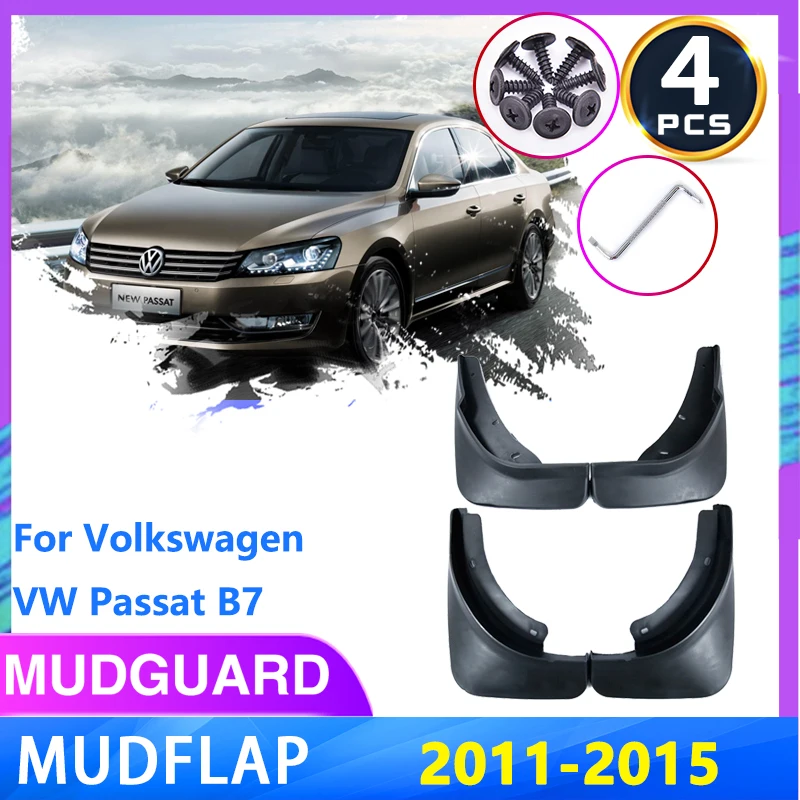 

Car Mudguards For Volkswagen VW Passat B7 2011~2015 2012 2013 Mudflap Fender Mud Flaps Guard Splash Front Rear Wheel Accessories