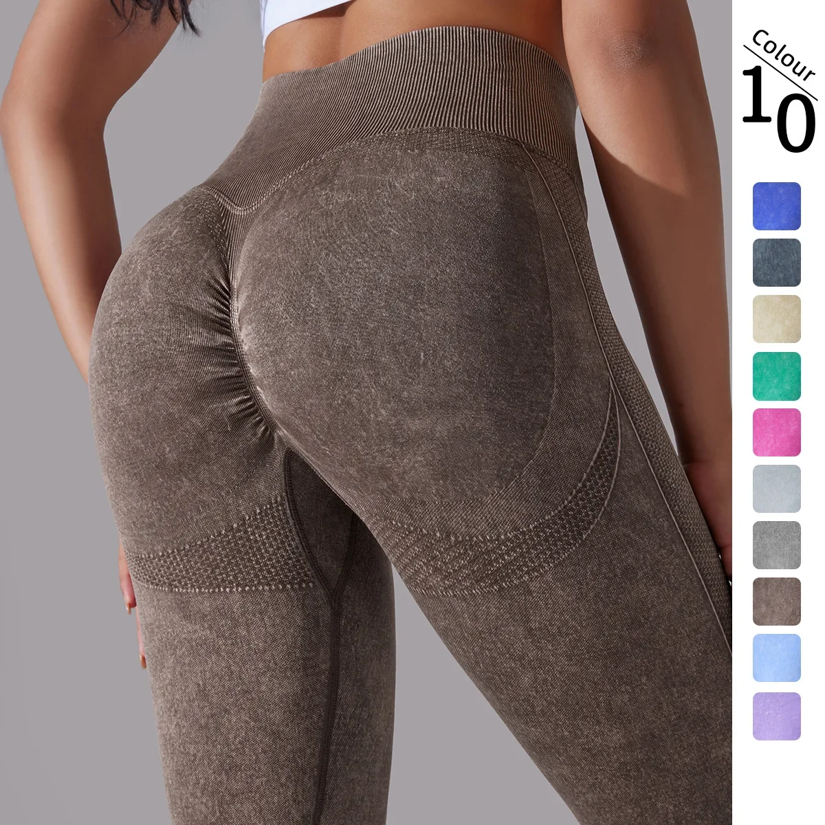 

Women Seamless High Waist Leggings Push Up Fitness Scrunch Tight Yoga Pants Runing Exercise Gym Workout Legging Female Sportwear