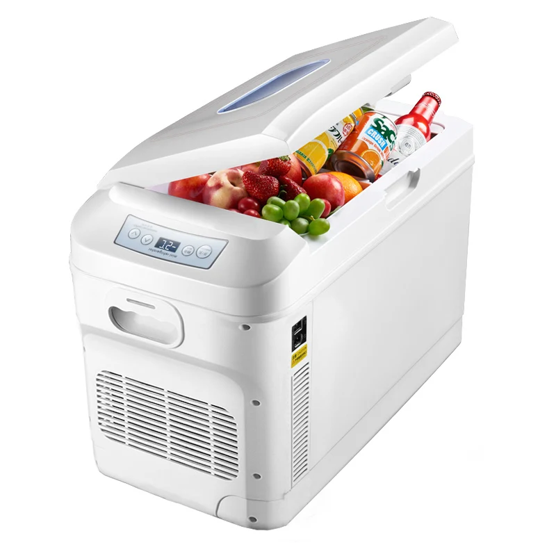 Car refrigerator, small car and home dual-purpose 12V-24V car refrigerator