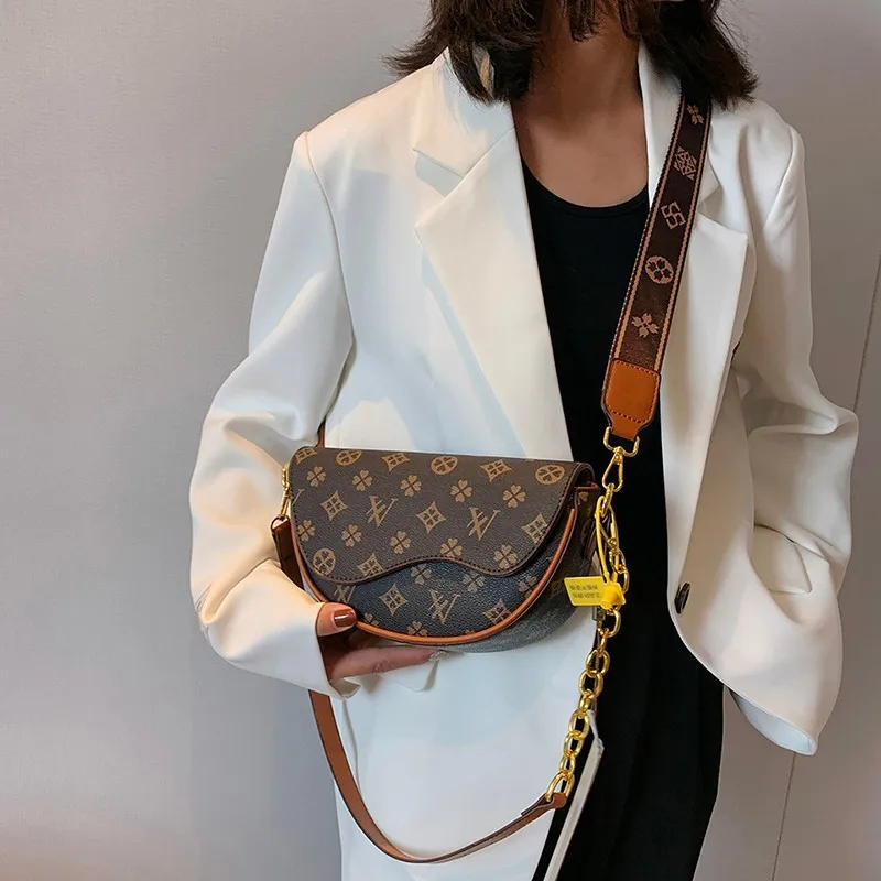 حقيبة سرج راقية جديدة فاخرة لعام 2025 - طراز شبه دائري عصري وأنيق وغير رسمي، يجب اقتناؤها للنساء على الموضة #5