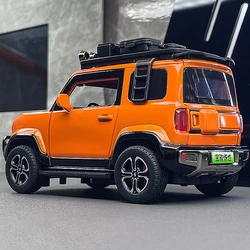 1:32 BAOJUN sì YUEYE lega pressofuso modello di auto giocattolo suono e luce tirare indietro giocattolo per bambini da collezione regalo di compleanno