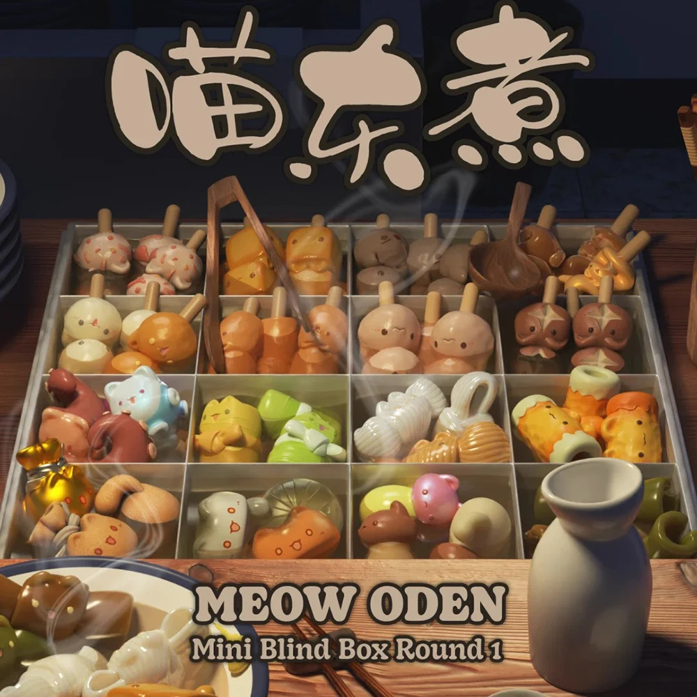 

Meow Dong Cute Cat Cooking Blind Box Mini Trendy Doll Handmade Grain Scene Ornament Collectible Gift For Toy & Hobbies