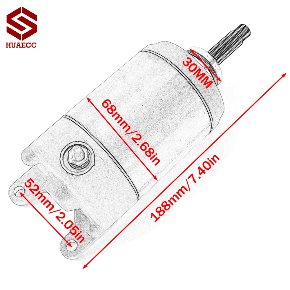 31200-HN1-000 Starter Motor Starting for Honda TRX400EX Sportrax TRX 400 EX TRX400X Sportrax TRX 400 X XR400L CB400 31200HN1A41