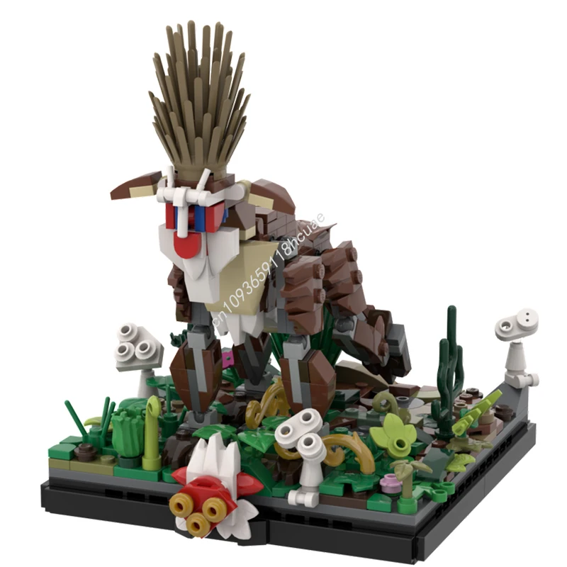 

362 шт. MOC «Лесной дух», строительные блоки, рождественские продвинутые «сделай сам», креативные, идеально подходящие для энтузиастических строителей, кирпичная задница, подарок