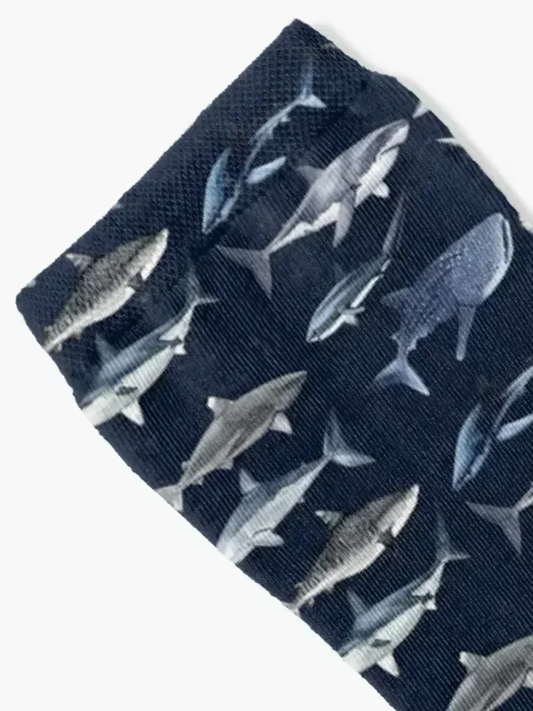Copia de Sharks Socks ankle winter gifts kids anime Men Socks Luxury Brand Women's